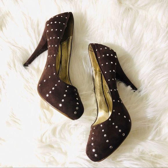 Privileged women’s brown rhinestone 5 “ high heel - Picture 5 of 8